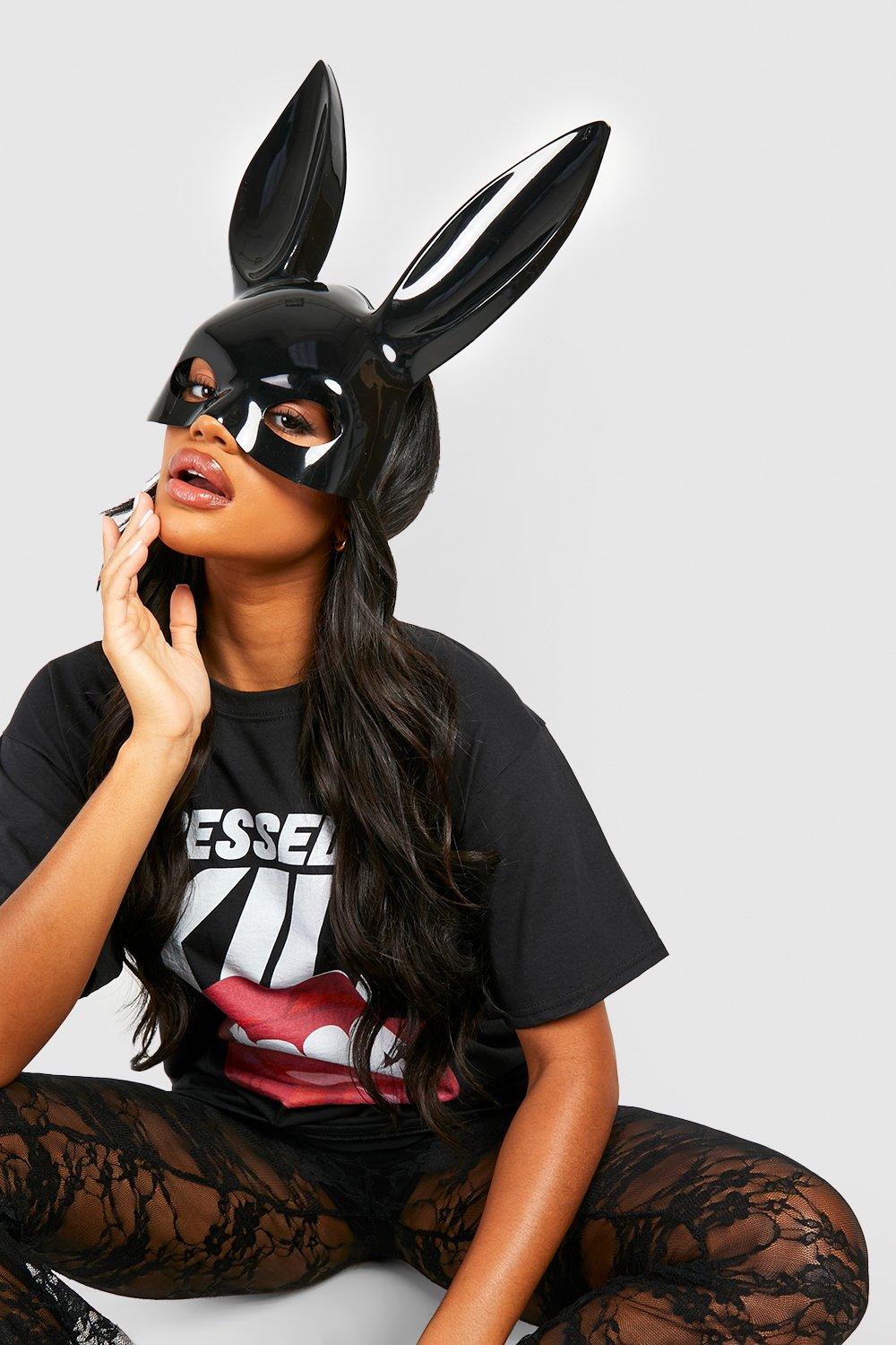 Halloween Bunny Half Mask