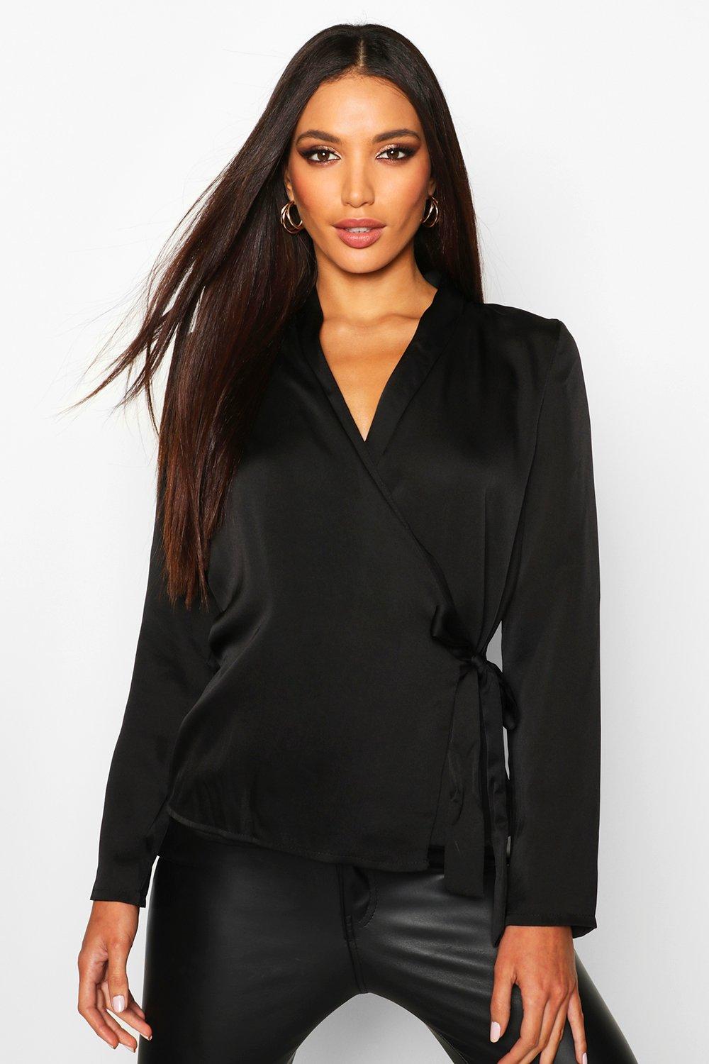 satin blouse canada