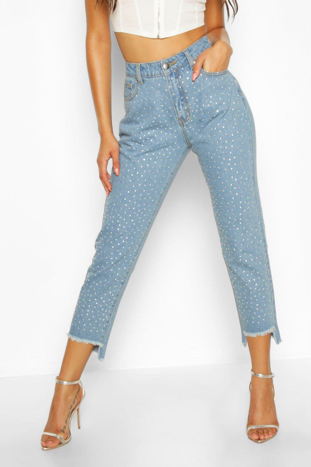 jeans with diamantes