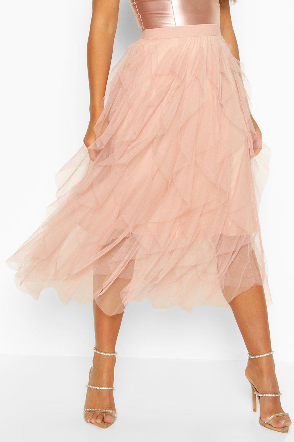 Long tulle 2024 layered skirt