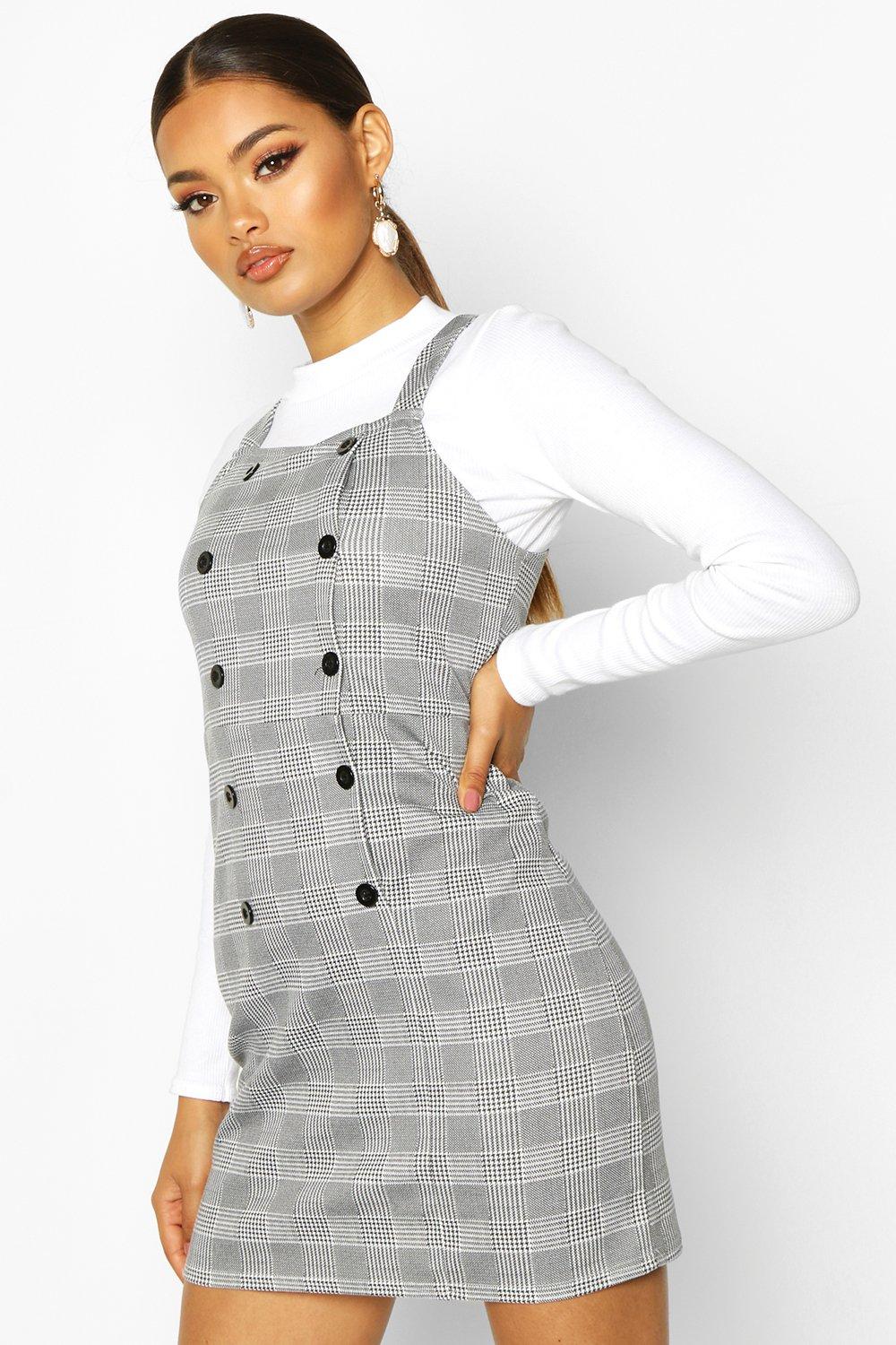 dog tooth pinafore