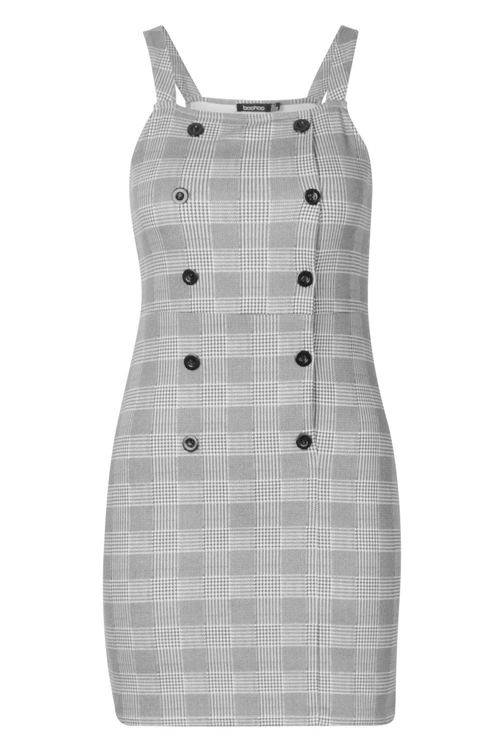 boohoo dogtooth dress