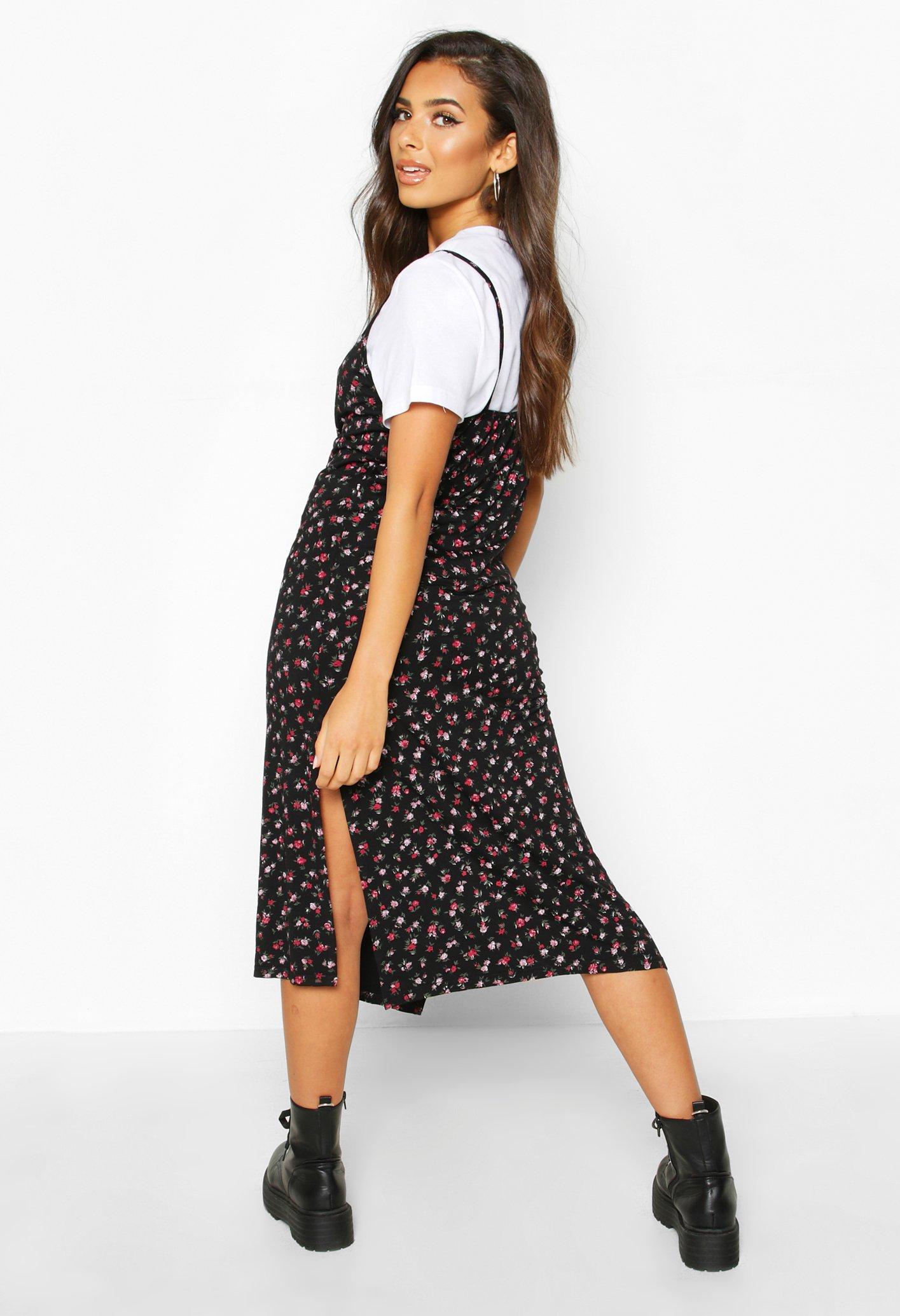 boohoo jersey dress