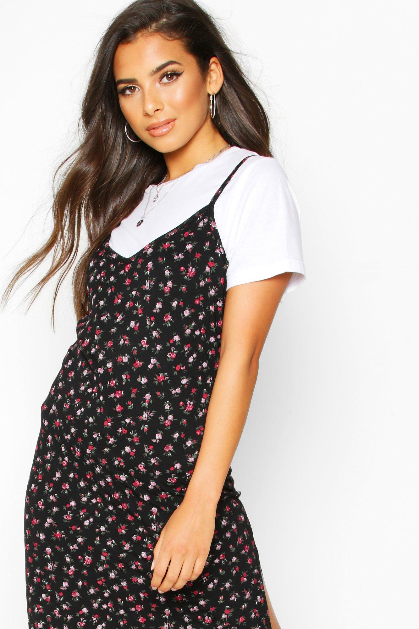 boohoo jersey dress