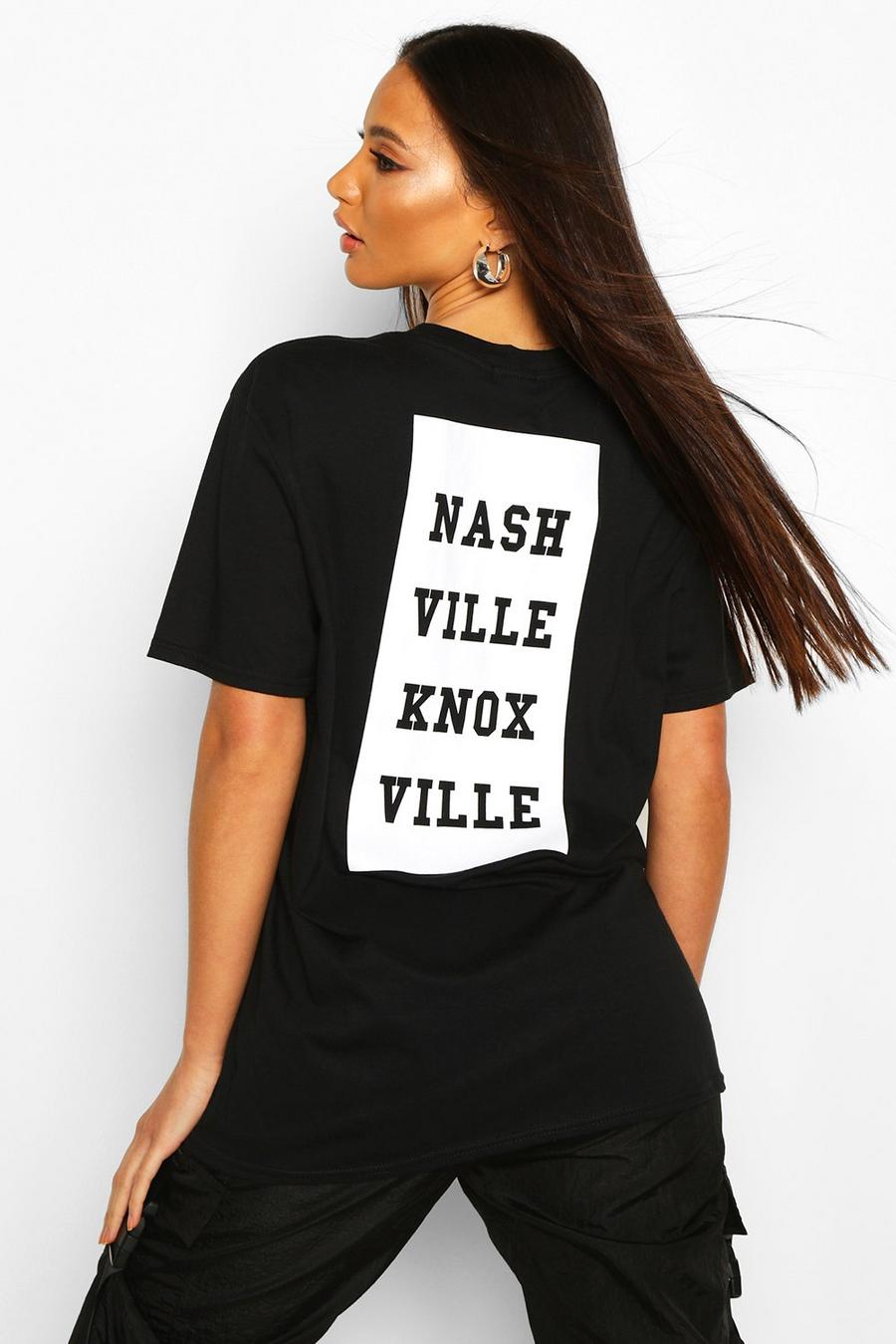 Nashville Slogan Back Graphic T-Shirt image number 1