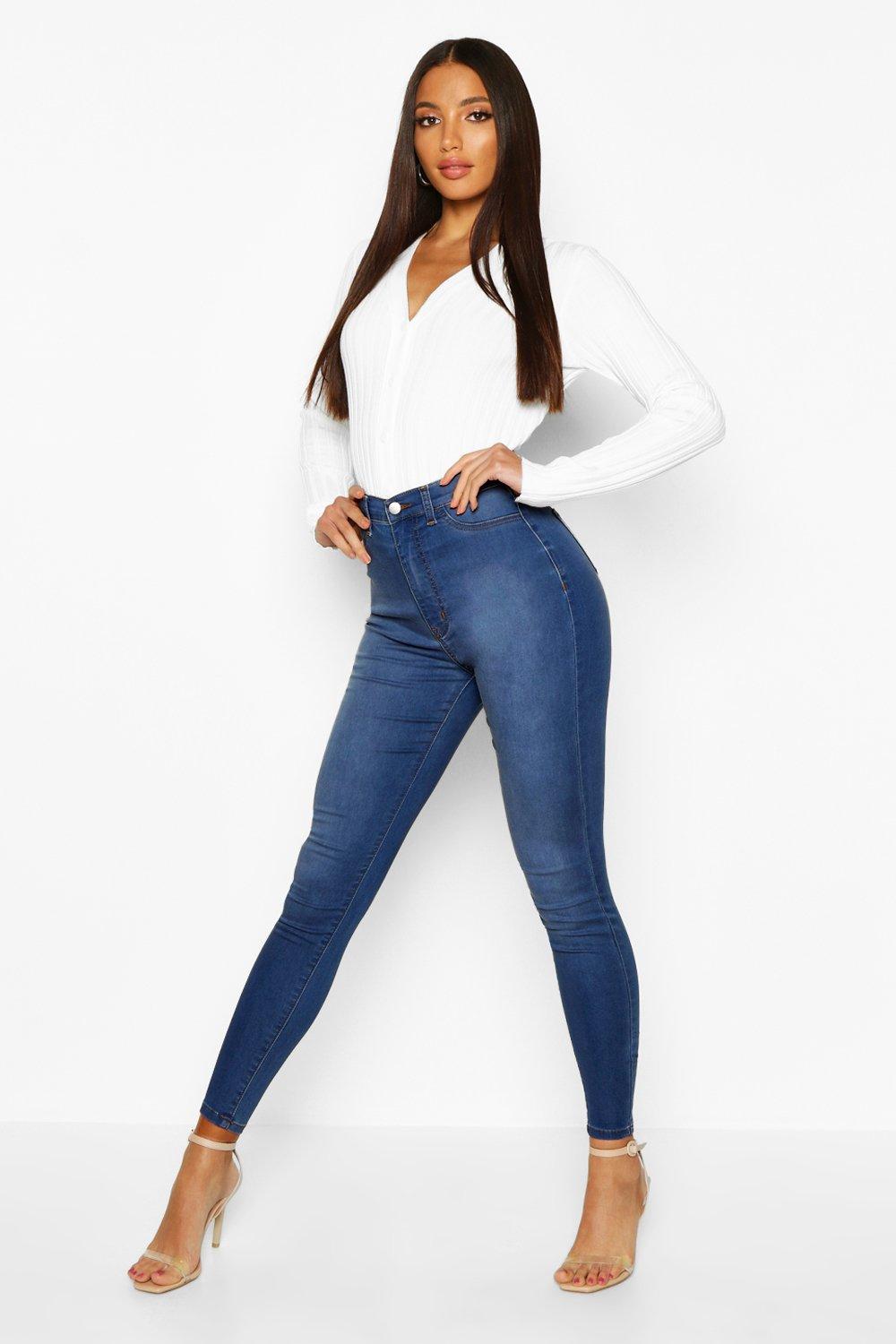 CAICJ98 Womens Jeans Jeans for Women High Waist Elastic Skinny