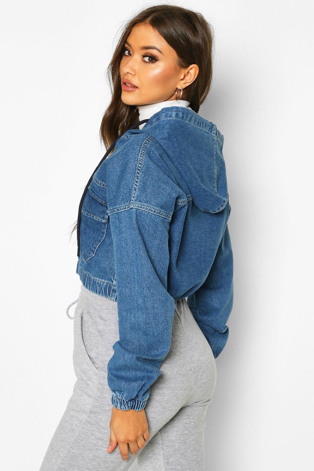 denim bomber jacket
