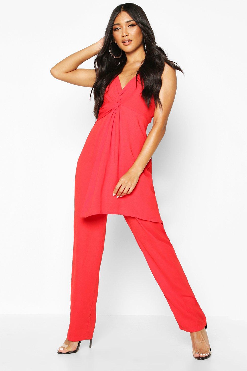 boohoo cami jumpsuit