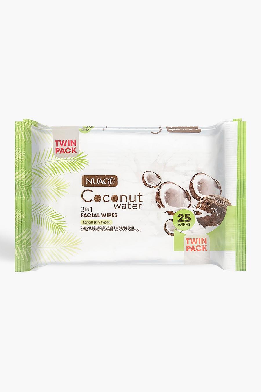 Nuage Coconut Water 3 In 1 Facial Wipes image number 1