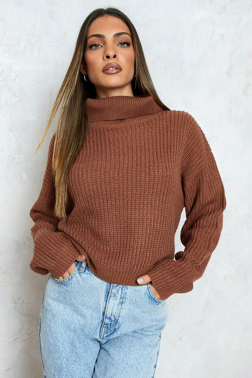 Fisherman's polo neck sweater sale