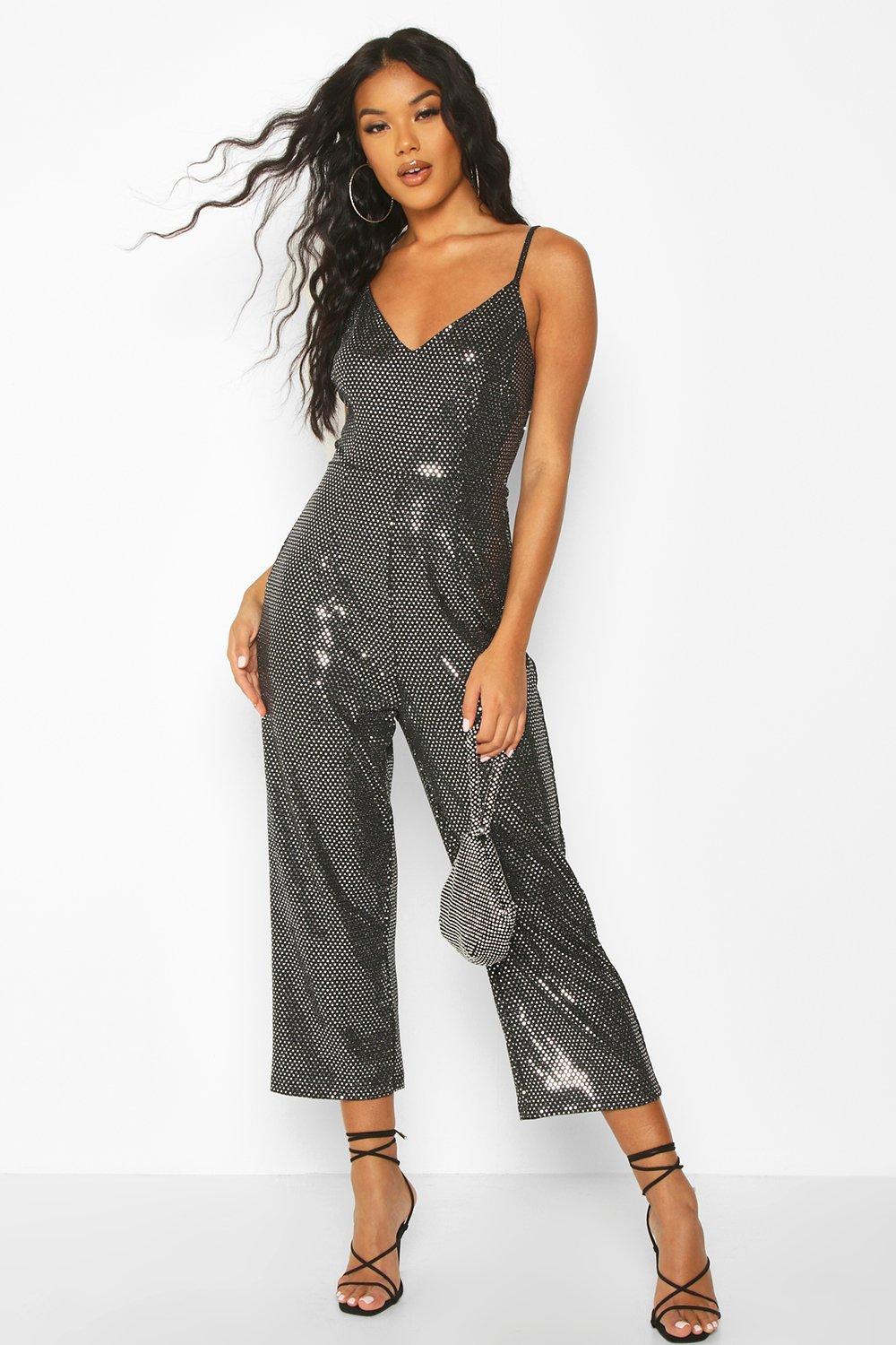 Sparkle Cami Culotte Jumpsuit