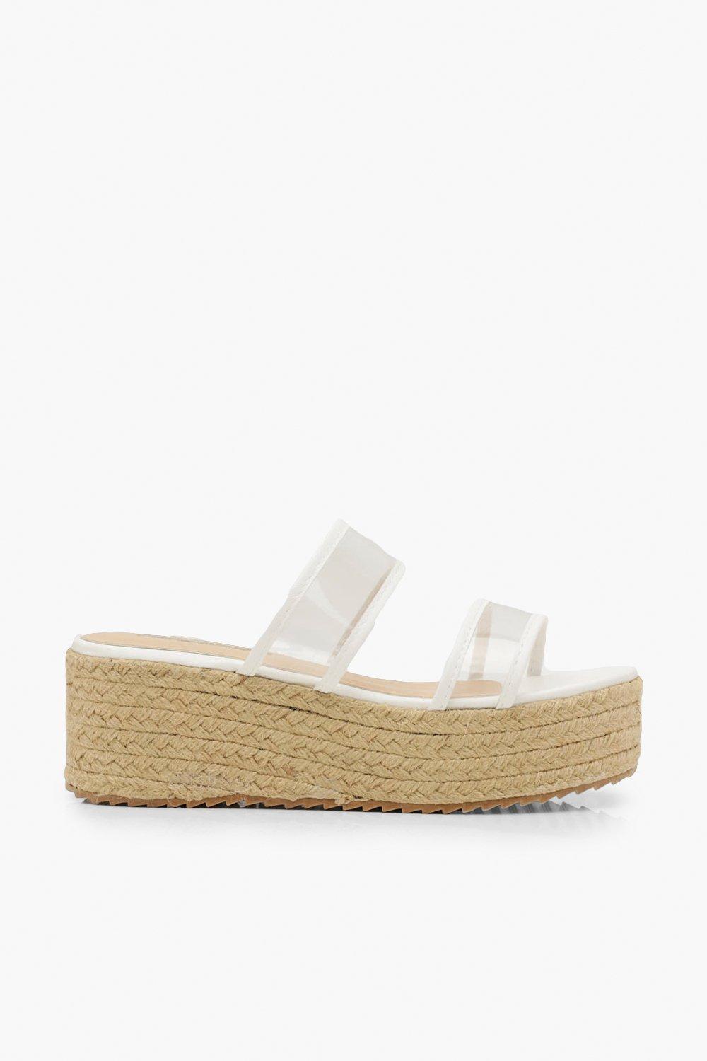 clear jelly women's espadrilles
