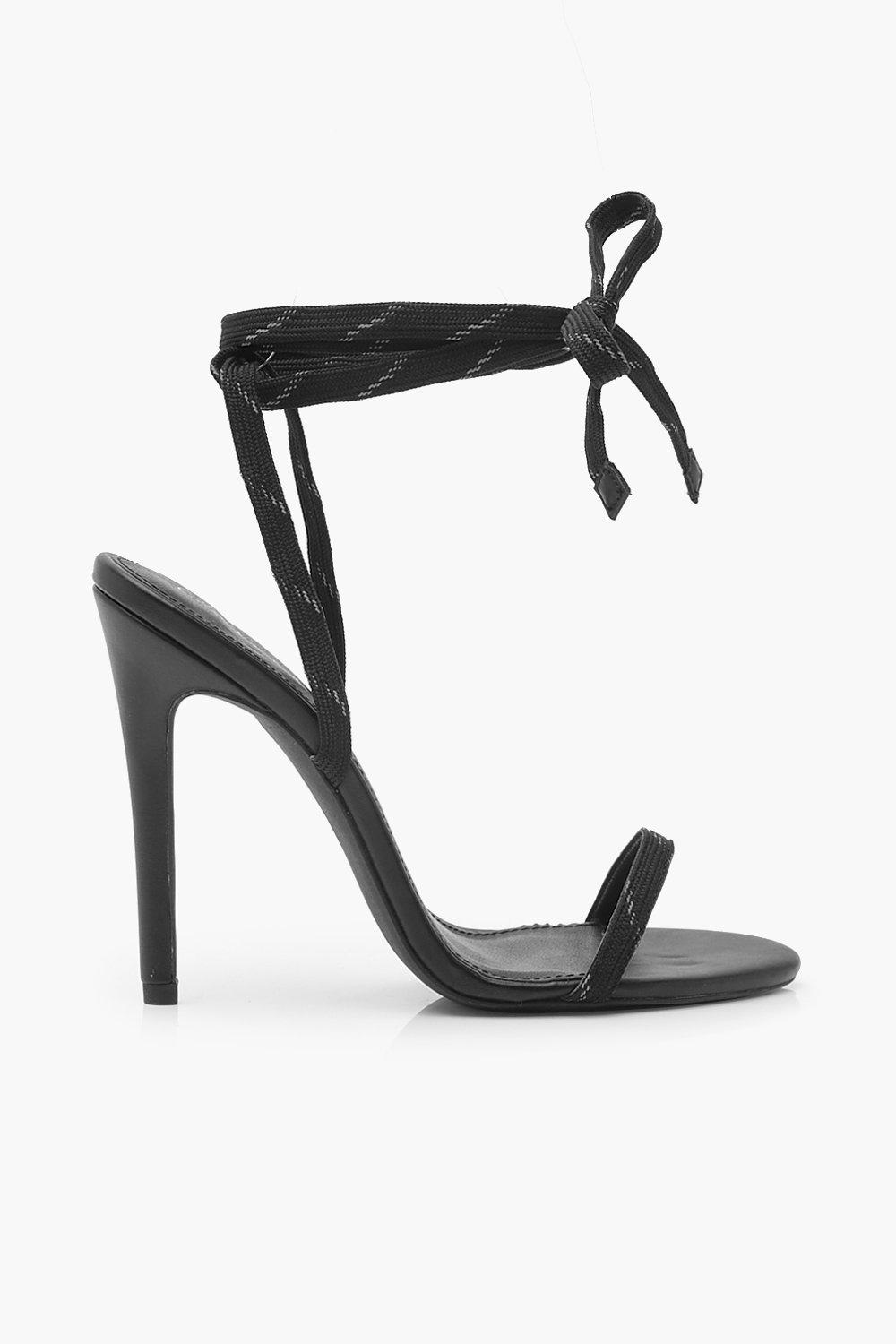 boohoo reflective heels
