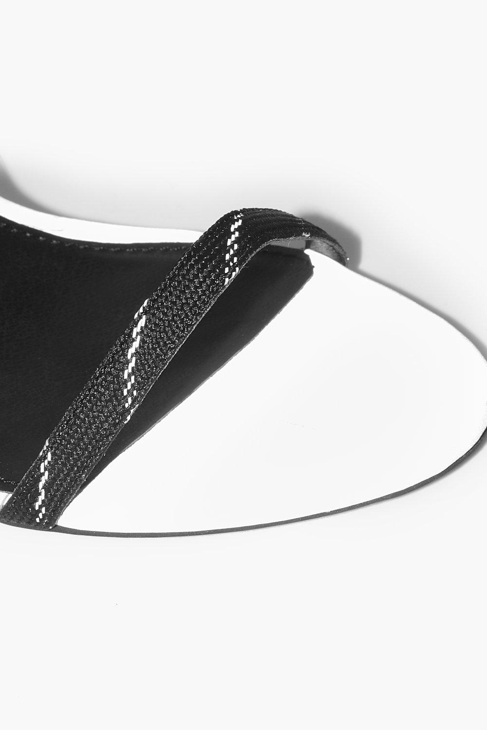 boohoo reflective heels