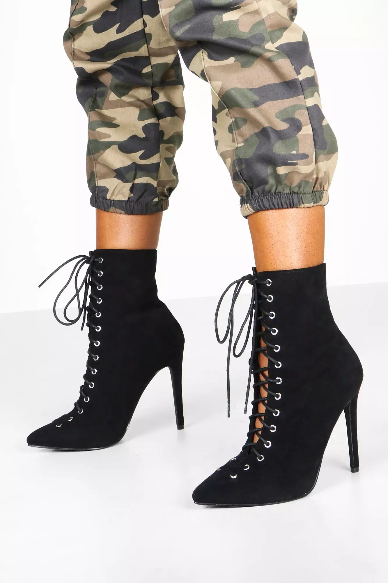 Sock boots cheap lace up