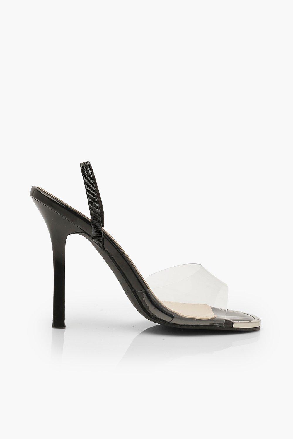 Clear Slingback Sandals boohoo NZ
