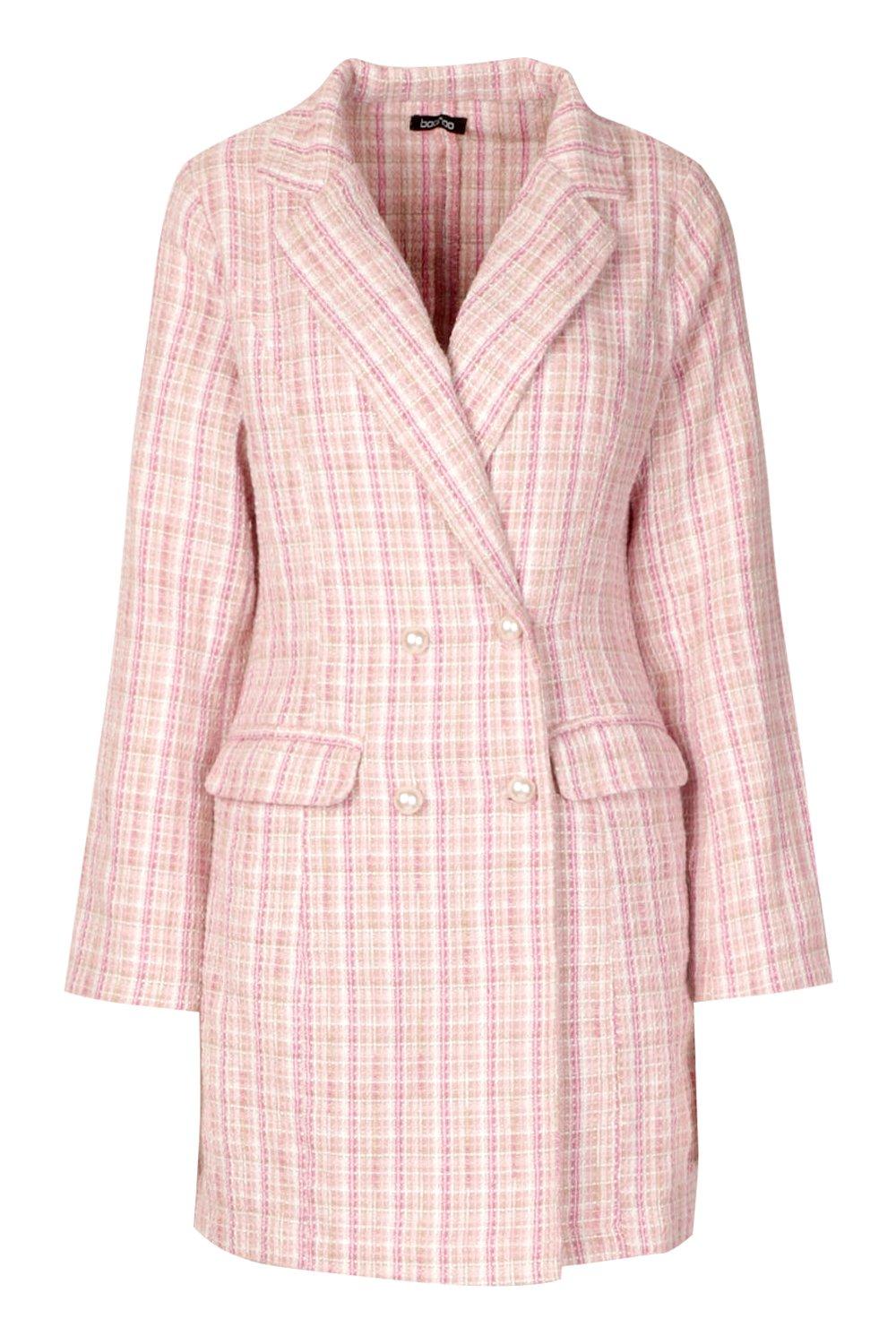 boohoo pearl blazer dress