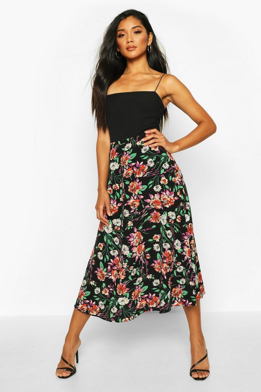 Floral Midaxi Woven Skirt image number 1