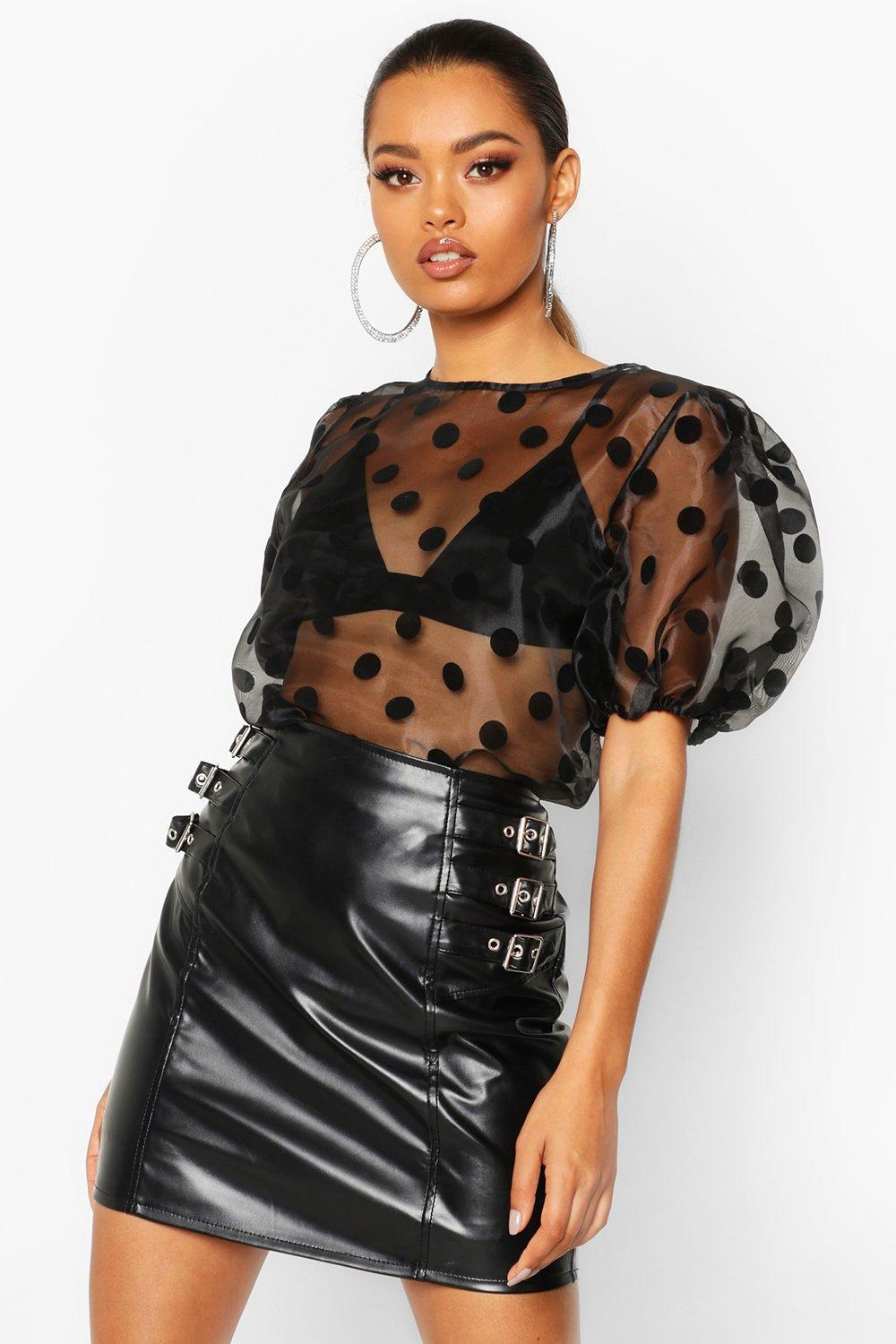 boohoo puff sleeve