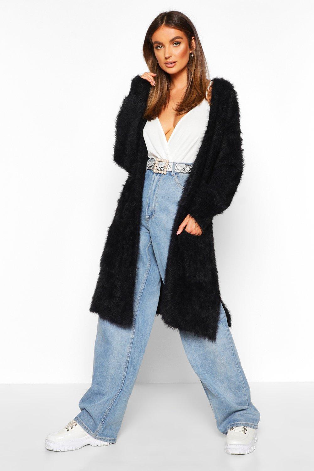 boohoo long cardigan