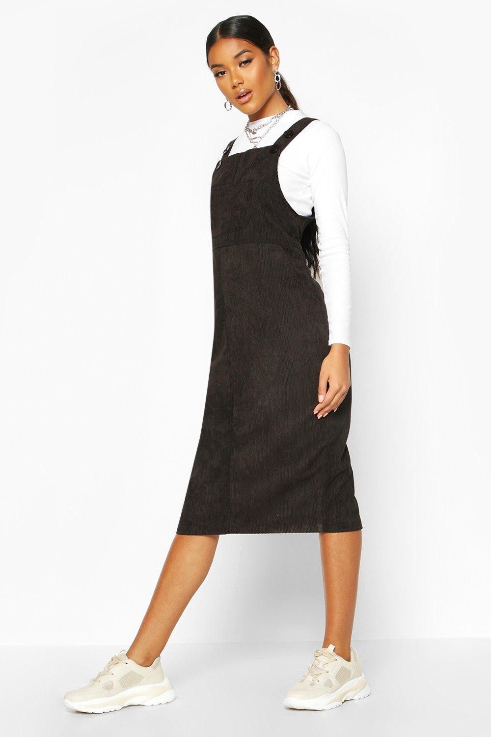 midi pinafore skirt