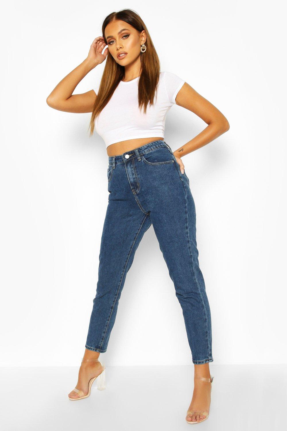 Jeans Taille Haute Jeans Femme Taille Haute Boohoo Fr