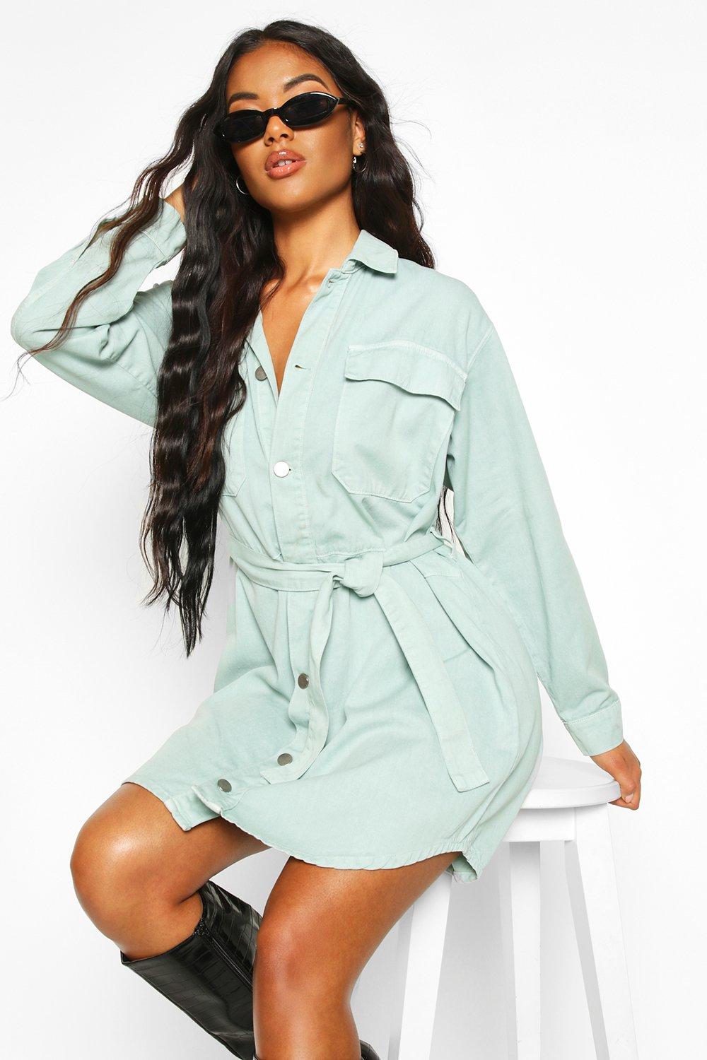 boohoo utility dress