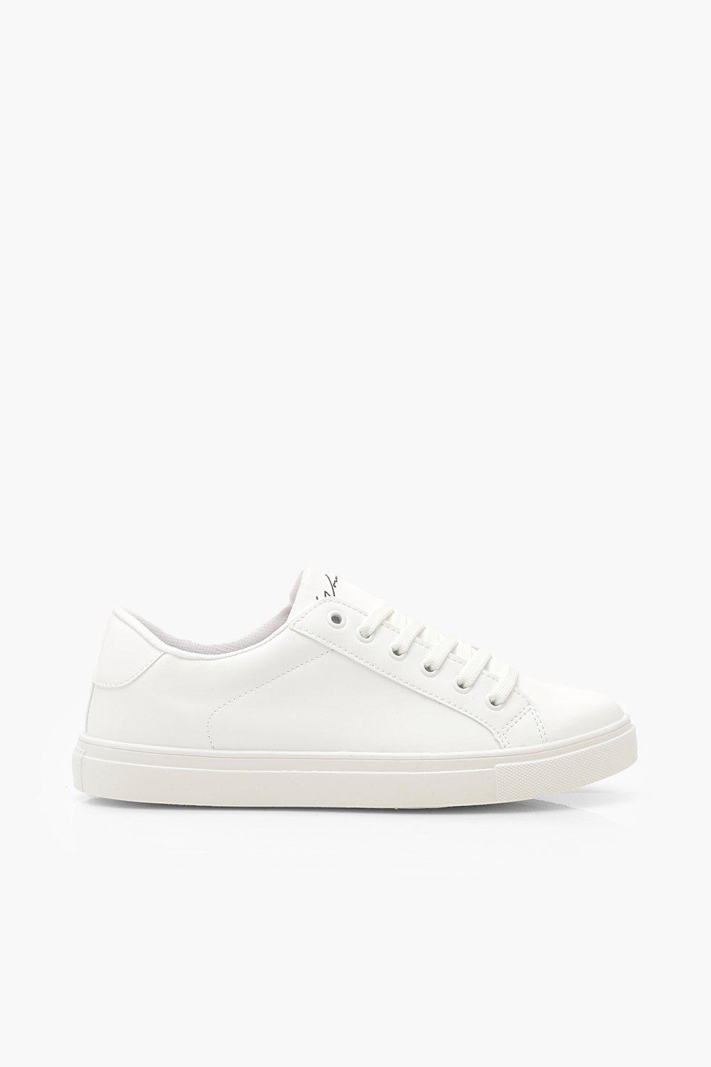 Boohoo 2025 white trainers