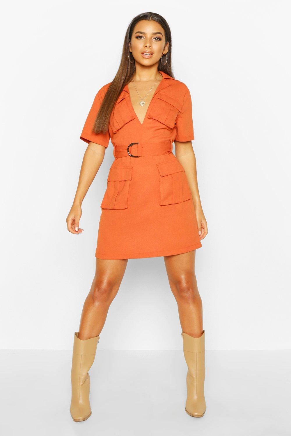 Boohoo hotsell utility dress