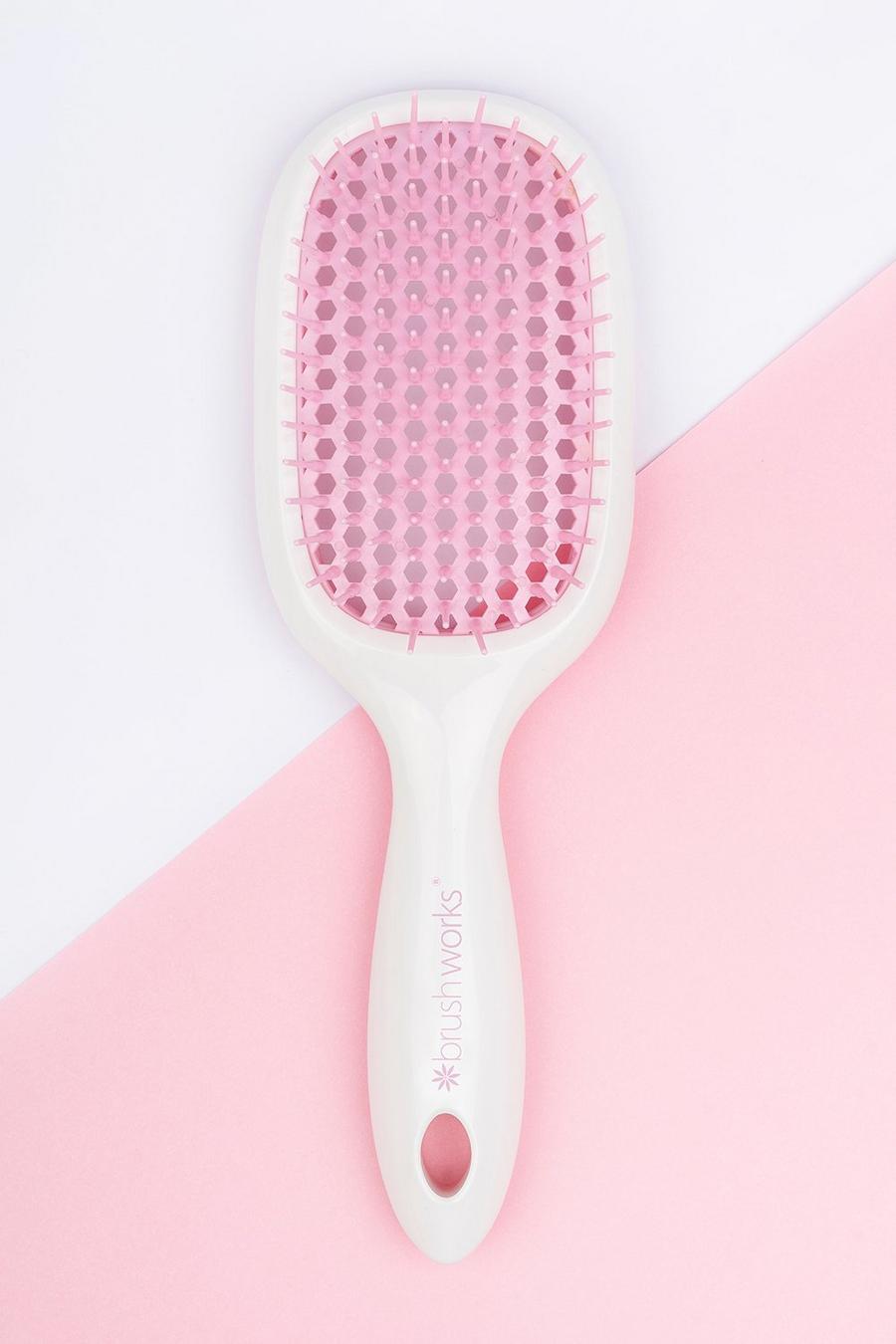 סגול morado מברשת HD Honey Comb של Brushworks להתרת קשרים בשיער
