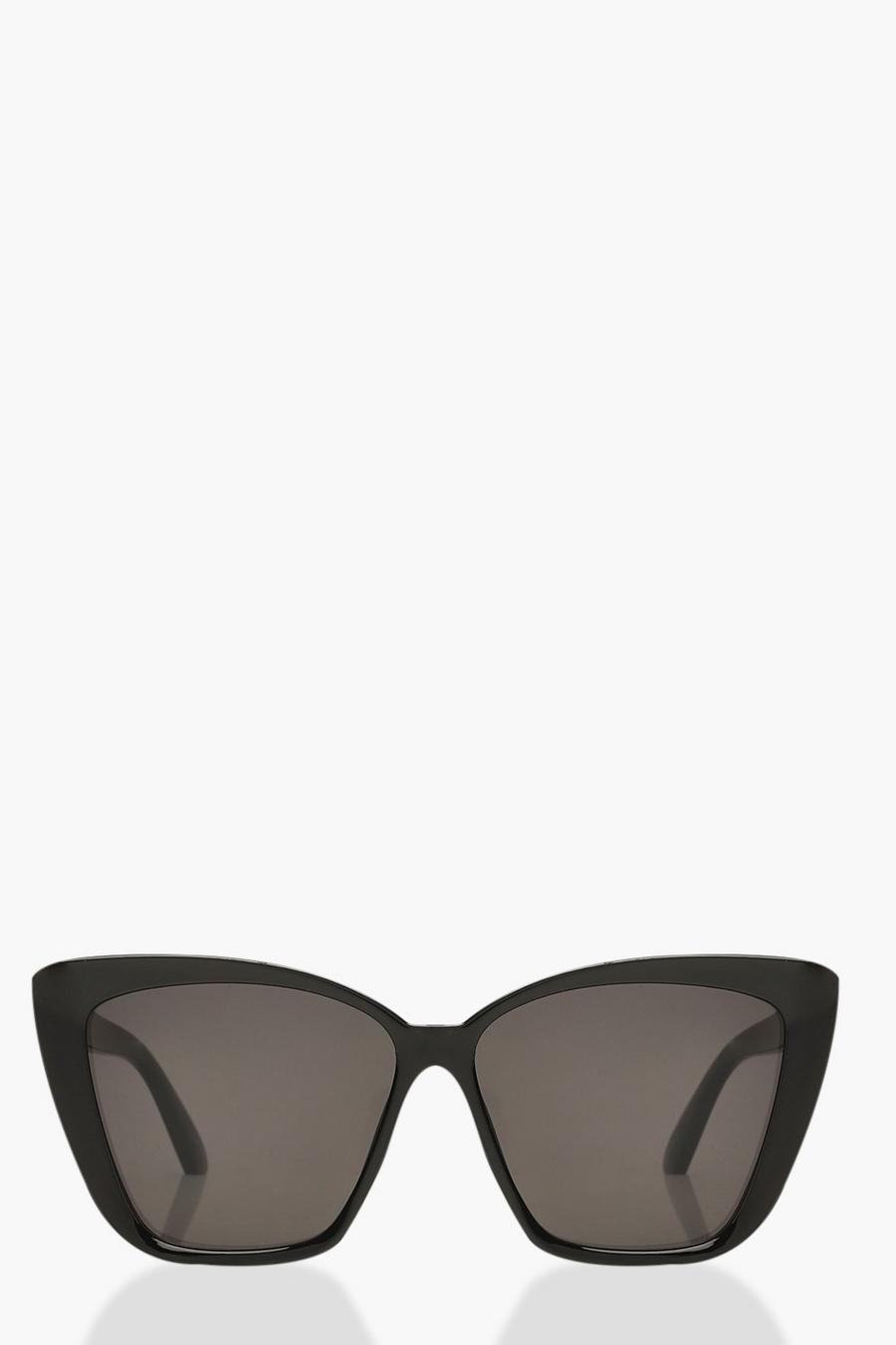 Oversized, spitz zulaufende Sonnenbrille mit eckigen Gläsern image number 1