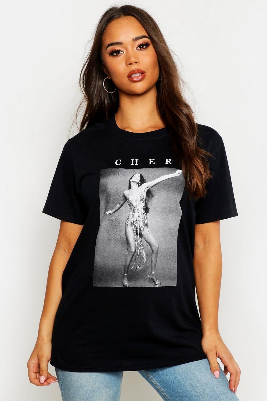 T-shirt Cher officiel, Noir image number 1