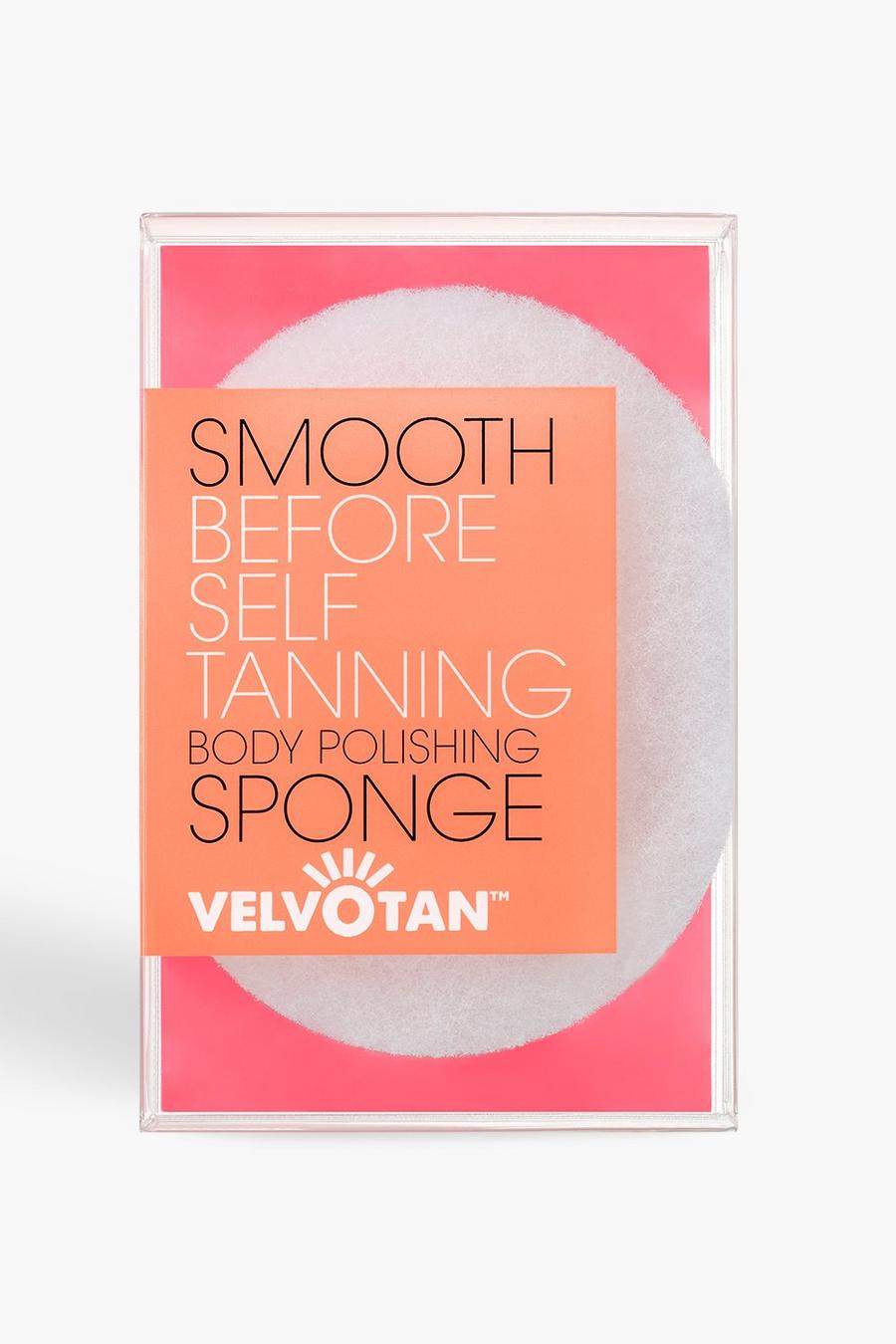 White Velvotan Self Tan Body Polishing Sponge image number 1
