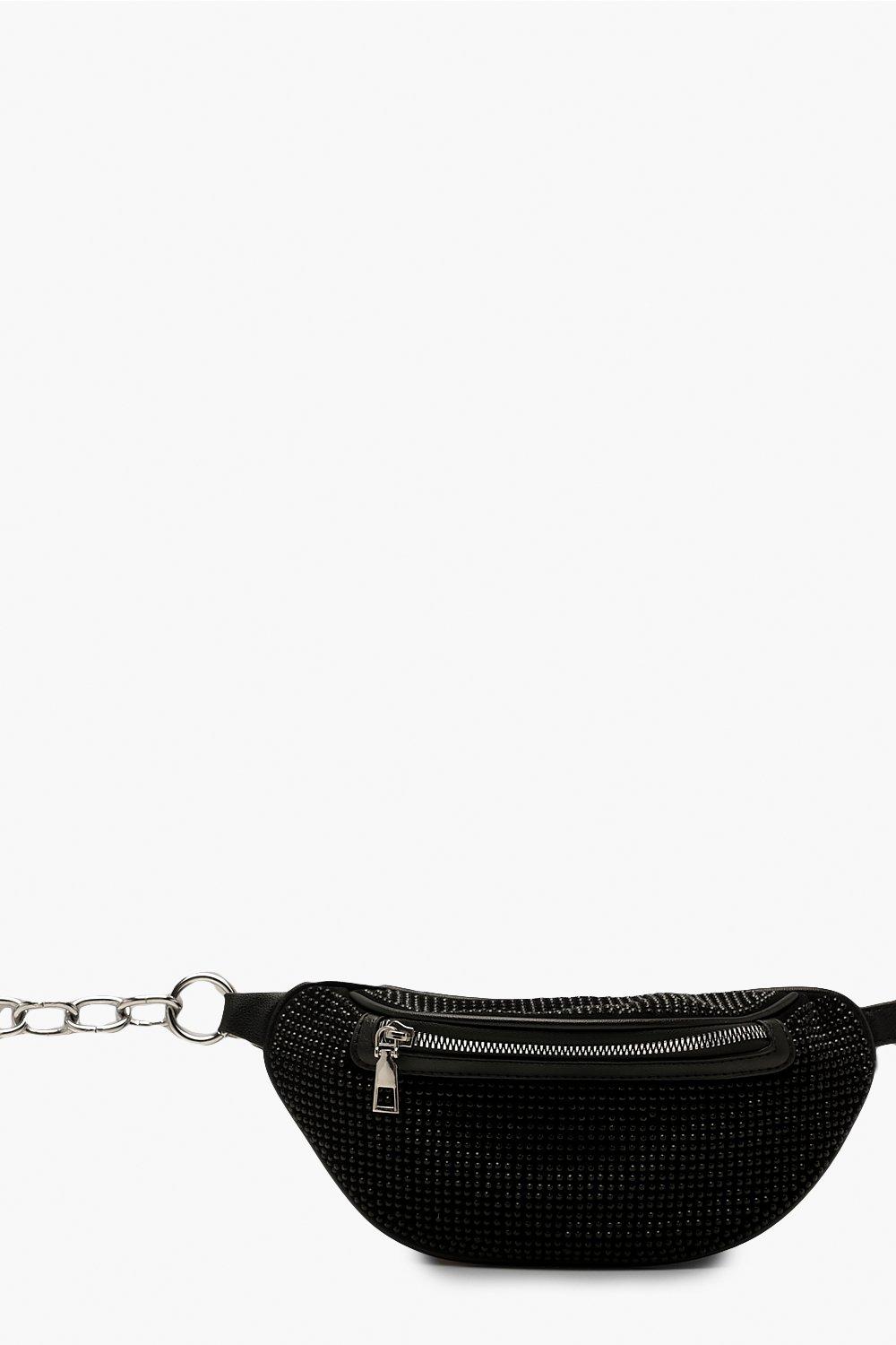 Rhinestone Chain Bum Bag