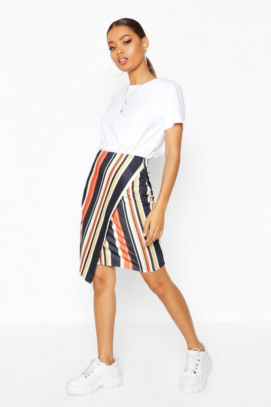 Striped Mini Skirt image number 1