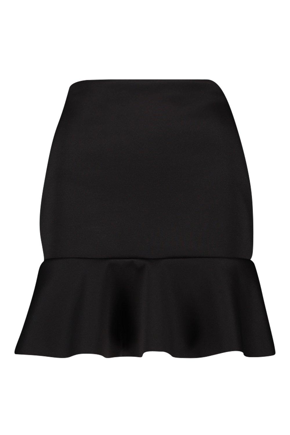 peplum skirt boohoo