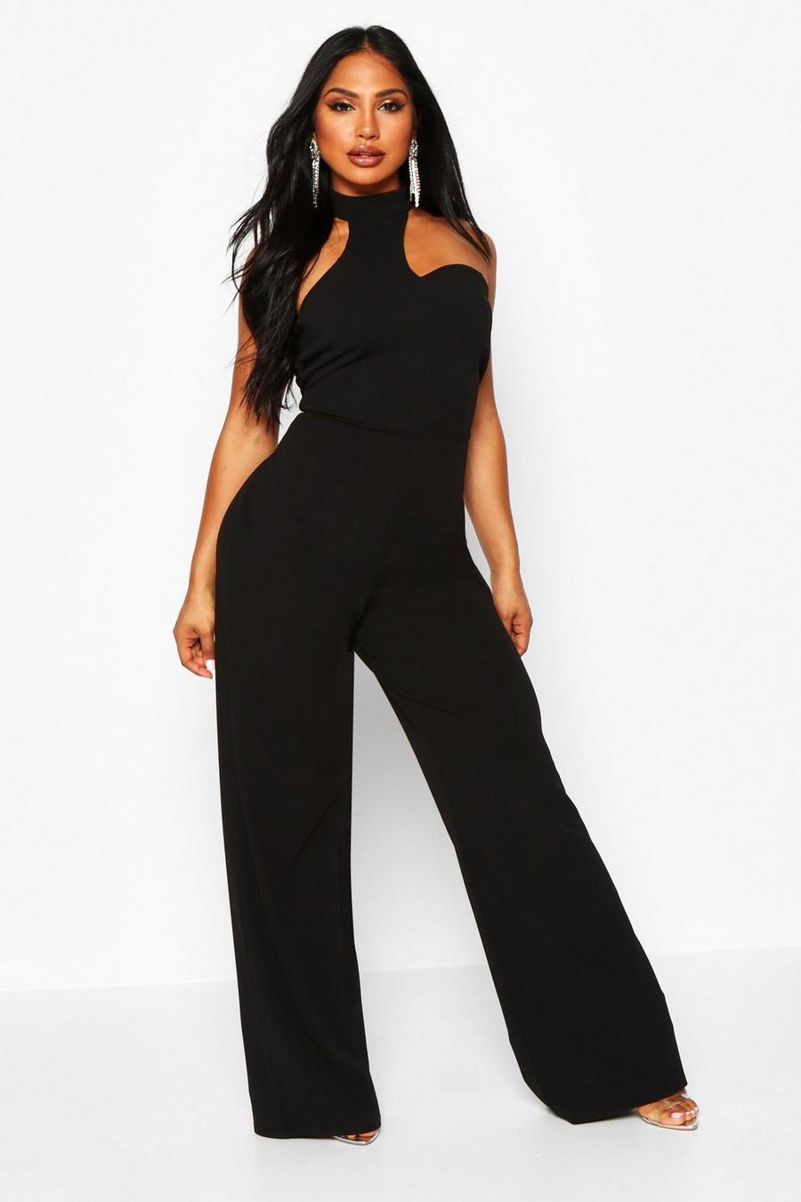 High Neck Asymetrical Jumpsuit image number 1