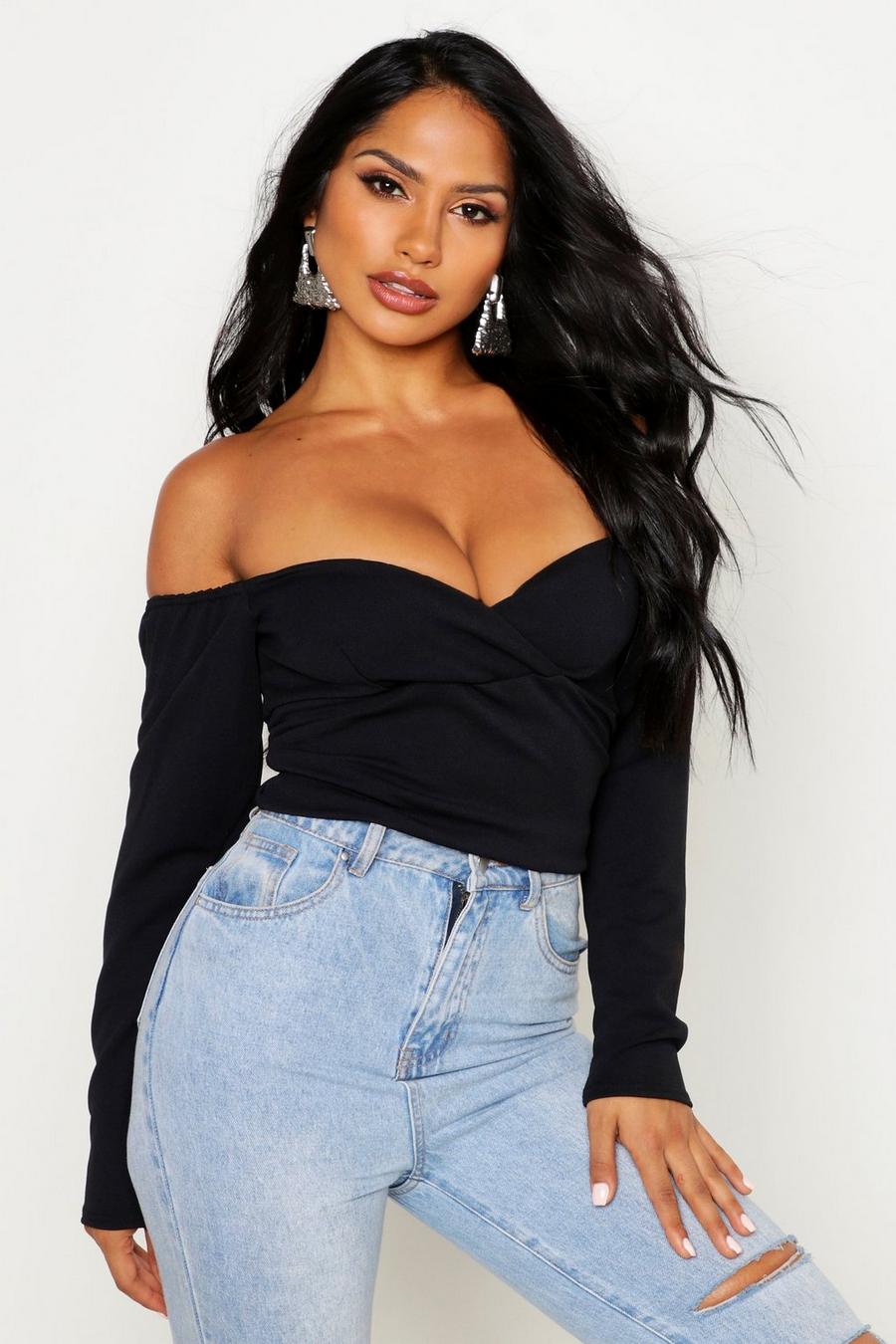 Puff Sleeve Off The Shoulder Top image number 1