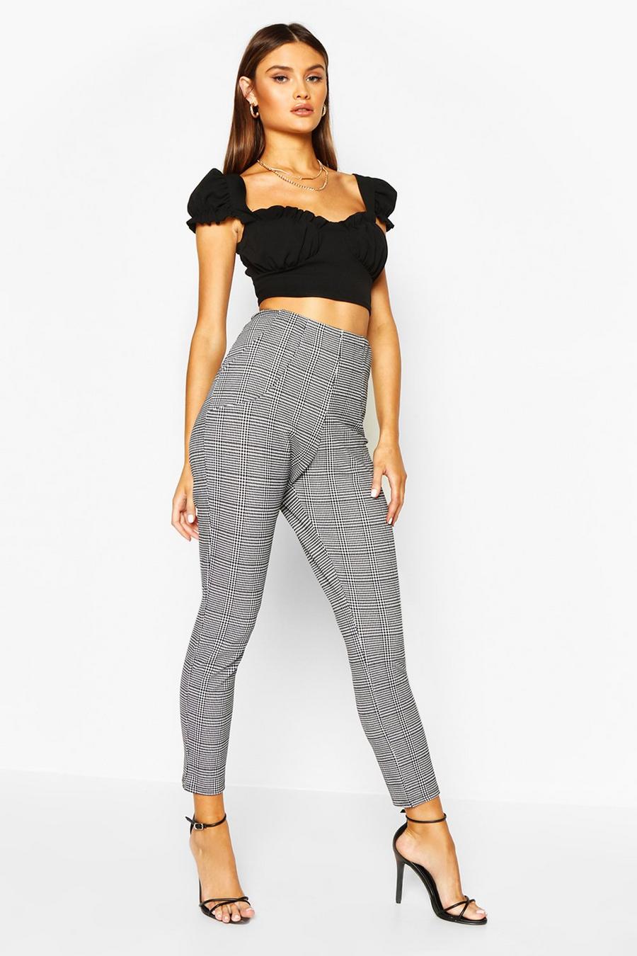 Dogtooth Print Slim Fit Trouser image number 1