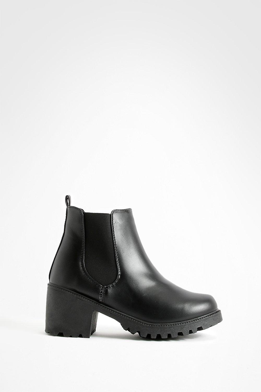 Boohoo chunky chelsea on sale boots