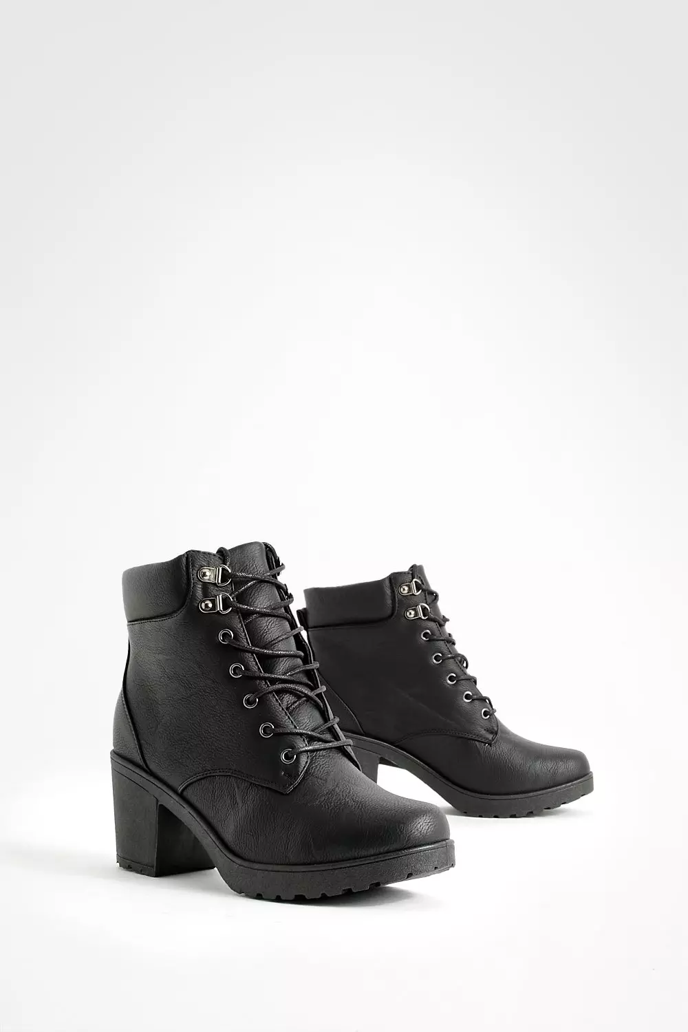 Heeled hot sale hiker boots