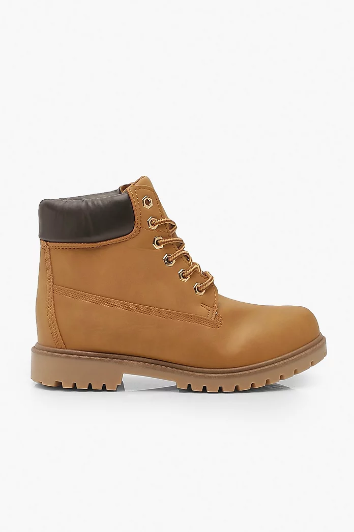 Boohoo Wide Fit Chunky Hiker Boots £22.00 at Boohoo