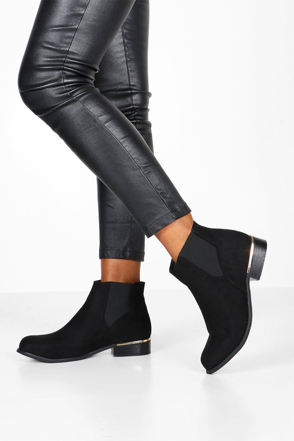 ladies wide fit chelsea boots