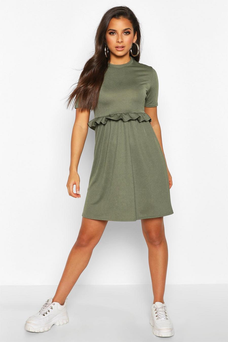 Ruffle Front Smock Dress image number 1