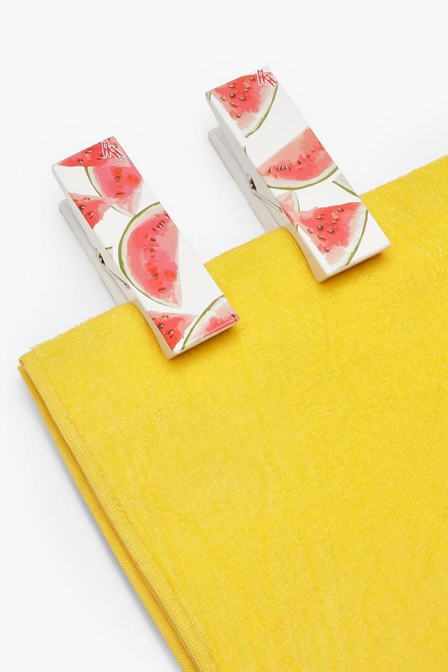 2er-Pack Handtuchklammern Wassermelonen-Motiv image number 1
