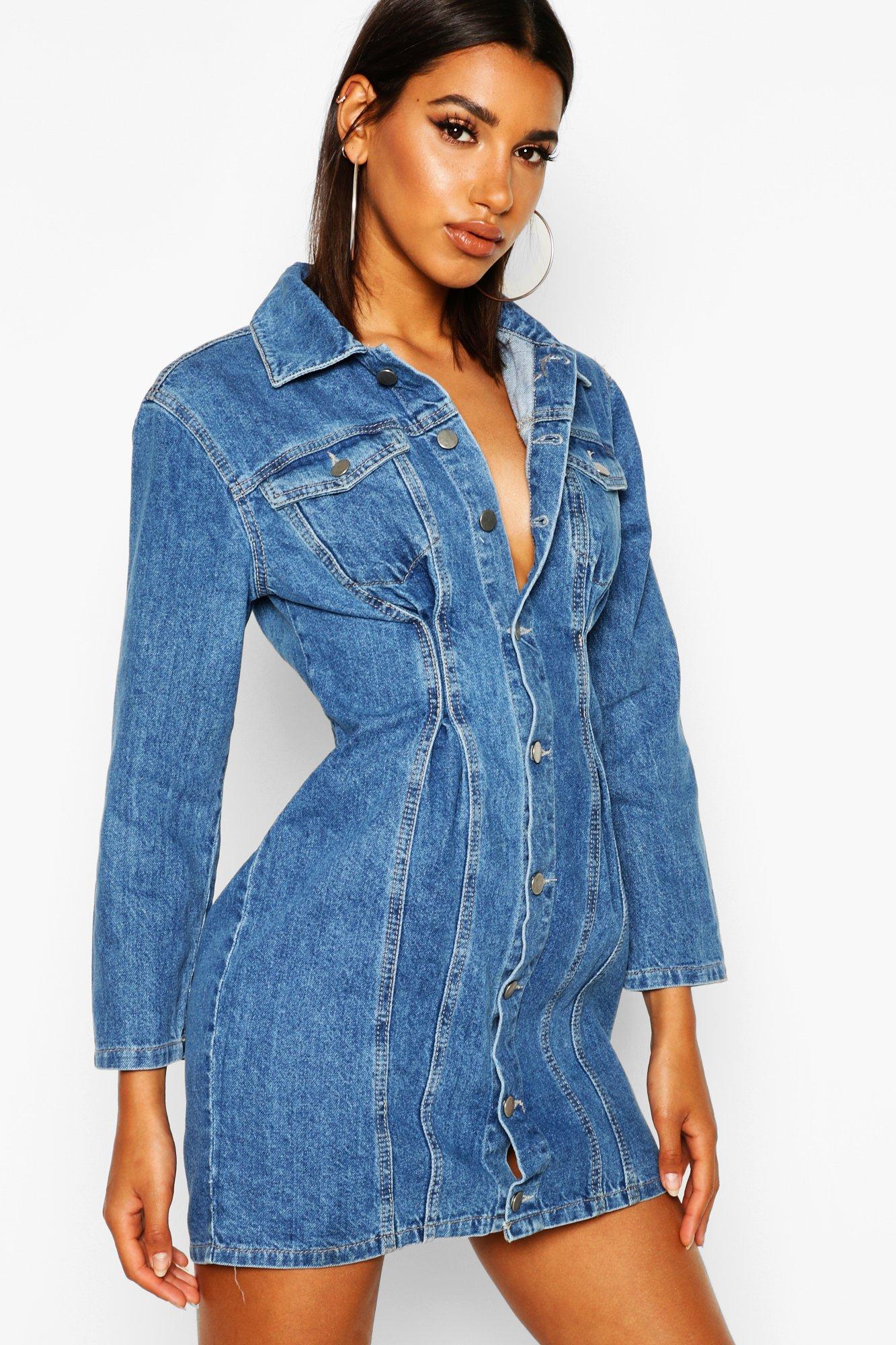 denim bodycon