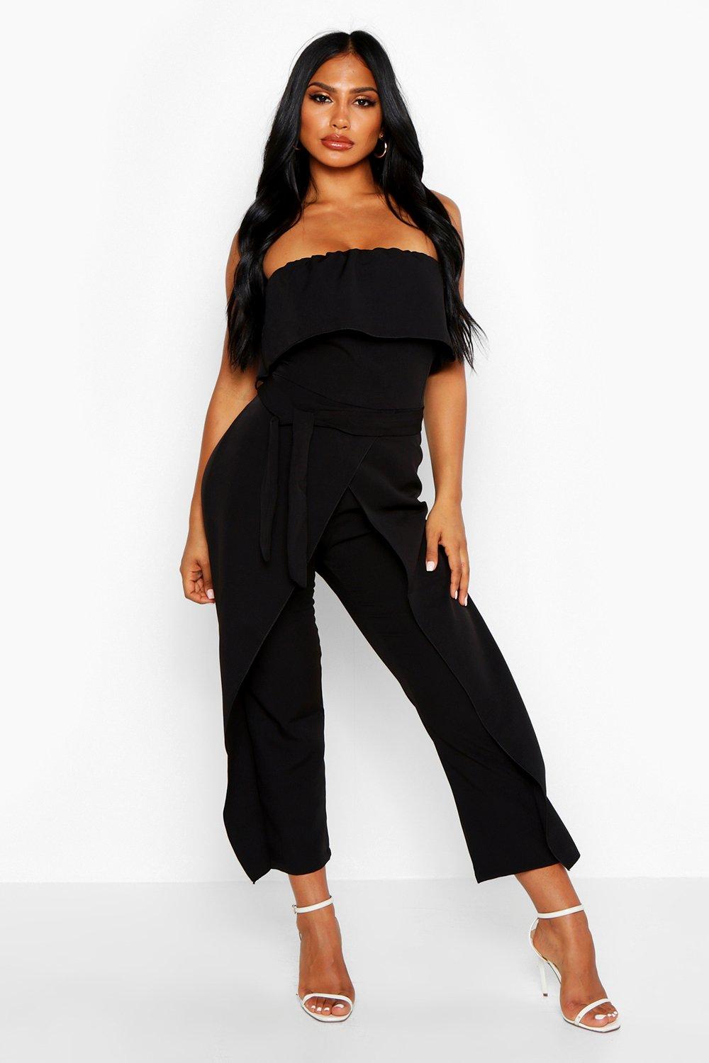 boohoo bardot jumpsuit