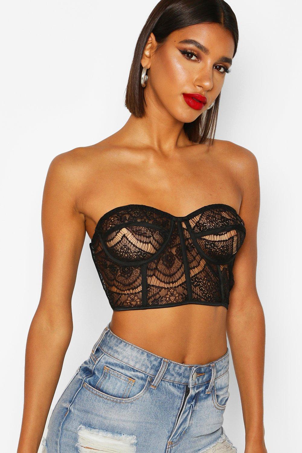 boohoo bustier