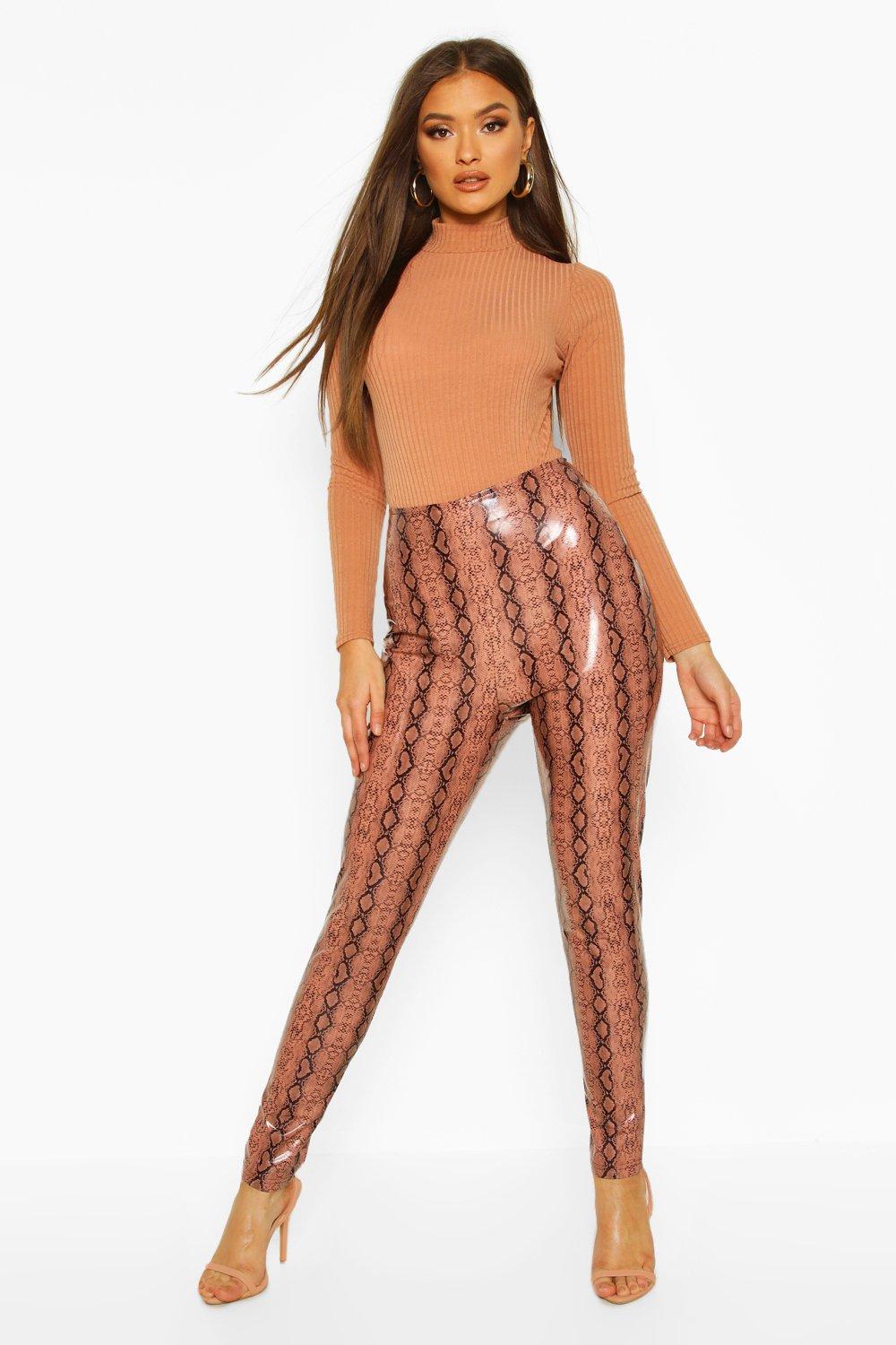 Stretch vinyl trousers store