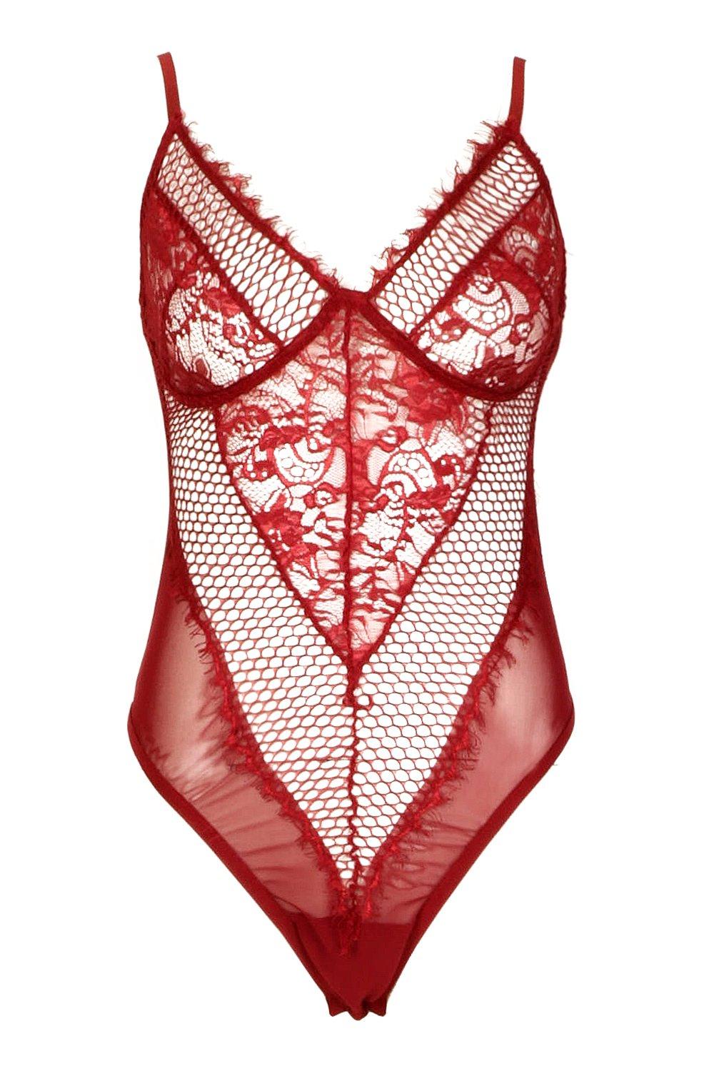 Premium Lace Bodysuit boohoo USA